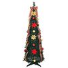 vidaXL &Aacute;rbol de Navidad artificial con 100 LED Verde 155 cm PVC