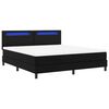 vidaXL Cama tipo Box Spring Negro 180 x 200 cm Cuero sint&eacute;tico