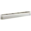vidaXL Cama de Jard&iacute;n Elevada Acero inoxidable 380 x 40 x 40 cm Acero