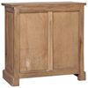 vidaXL Mesita de noche madera de teca maciza 60x30x60 cm