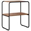 vidaXL Mesa Consola Madera envejecida 80 x 42,5 x 70 cm