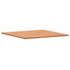 vidaXL Tablero de mesa cuadrado de madera maciza de haya 80x80x1,5 cm
