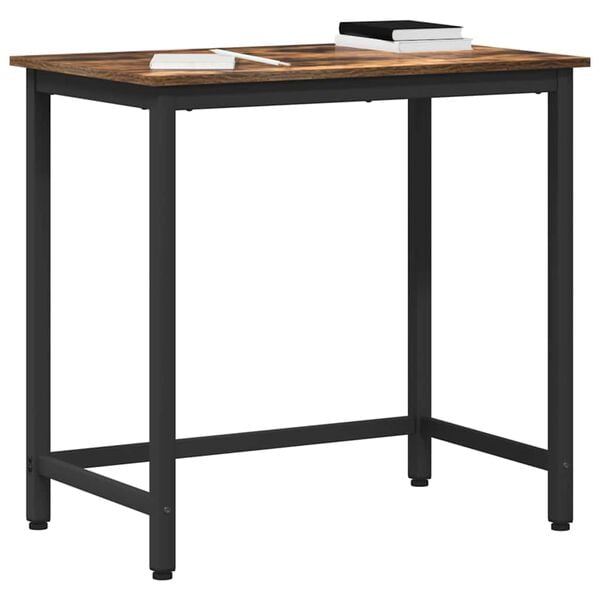 vidaXL Mesa Roble ahumado 100 x 50 x 76,5 cm