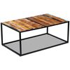 vidaXL Mesa de centro madera maciza reciclada 100x60x40 cm