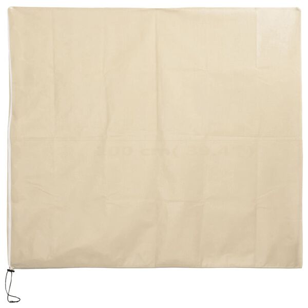 vidaXL Cubierta para plantas con cremallera 70 g/m&sup2; 3,93x3,5 m