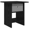 vidaXL Mesita de Noche Roble Negro 41 x 40 x 45 cm