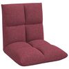 vidaXL Sill&oacute;n ajustable Rojo vino Tela
