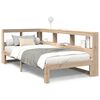 vidaXL Cama con estanter&iacute;a sin colch&oacute;n madera maciza de pino 100x200cm