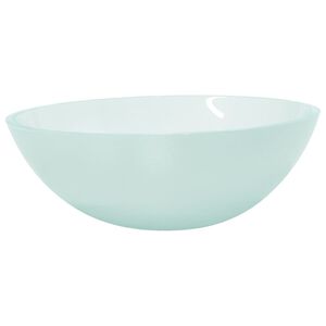 vidaXL Lavabo de vidrio esmerilado 50x37x14 cm