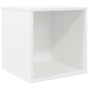 vidaXL Caja para &aacute;lbumes de vinilo Blanco 37 x 36,5 x 38 cm