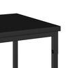 vidaXL Mesa Consola Roble Negro 200 x 30 x 75 cm Madera de ingenier&iacute;a
