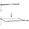 vidaXL Toldo Retr&aacute;ctil Multicolor 350 x 250 cm Poli&eacute;ster y Aluminio