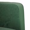 vidaXL Sof&aacute; Loveseat verde oscuro 109 cm tejido de pana
