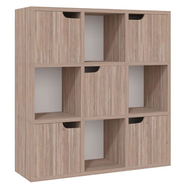 vidaXL Estanter&iacute;a de madera de ingenier&iacute;a gris sonoma 88,5x27,5x88 cm