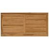 vidaXL Encimera Rectangular Madera de teca maciza Natural