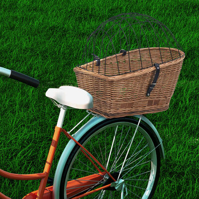 Cesta delantera para bicicleta, cesta para bicicleta, delantera y trasera  para bicicleta, cesta para mascotas para 245 cm x 225 cm Cola Cesta para