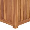 vidaXL Arriate elevado madera maciza de teca 50x50x50 cm