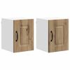 vidaXL Panel de lavaplatos Kalmar 2 uds. Roble artisan