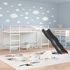 vidaXL Estructura de litera para ni&ntilde;os con tobog&aacute;n y Antracita