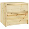 vidaXL Mesita de noche madera maciza de abeto 40x30,5x35,5 cm