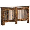 vidaXL Cubierta de Radiador Roble Ahumado 152 x 19 x 81,5 cm