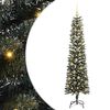 vidaXL &Aacute;rbol de Navidad artificial Verde 180 cm PVC, Pl&aacute;stico y Acero