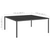 vidaXL Juego de comedor de jard&iacute;n 13 piezas acero