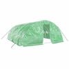 vidaXL Invernadero con estructura de acero verde 30 m&sup2; 6x5x2,3 m