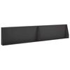 vidaXL Muro de Contenci&oacute;n 2 uds. 100 x 12 x 30 cm Acero Negro