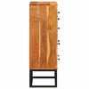 vidaXL Caj&oacute;n de Gaveta Natural 55 x 30 x 90 cm Madera de Acacia S&oacute;lida