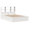 vidaXL Estructura de cama sin colch&oacute;n madera de pino blanca 120x200 cm