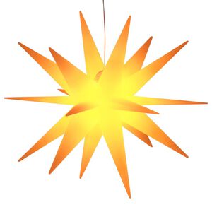 vidaXL L&aacute;mpara de Navidad con LED plegable amarilla 43 cm