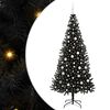vidaXL &Aacute;rbol de Navidad Negro 210 cm PVC