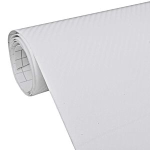 vidaXL L&aacute;minas 3D para coches 2 uds blanco 100x150 cm