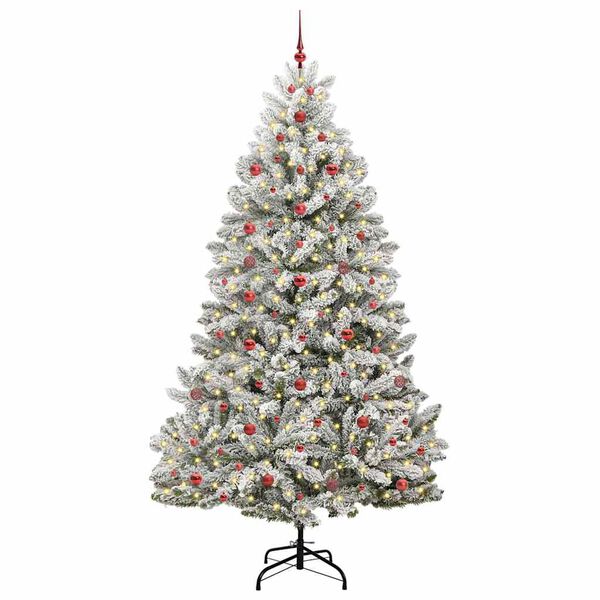 vidaXL &Aacute;rbol de Navidad artificial Verde y 240 cm PVC y Metal