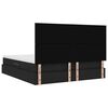vidaXL Cama con almacenamiento Negro 180 x 200 cm Cuero sint&eacute;tico