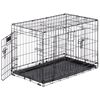 Ferplast Jaula para perros Dog-Inn 75 gris 77,4x48,5x54,6 cm