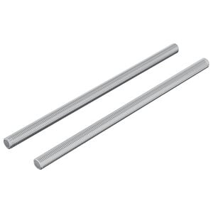 vidaXL Barras roscadas 2 uds. Plateado M6 x 120 mm Metal