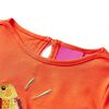 Camiseta infantil de manga larga naranja oscuro 116