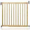 Mac Lean Barrera de seguridad para beb&eacute;s madera natural 64-100 cm