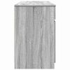 vidaXL Escritorio Gris sonoma 140 x 49 x 76 cm Madera contrachapada