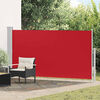 vidaXL Toldo lateral de jard&iacute;n o terraza 160x300 cm rojo
