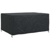 vidaXL Funda para muebles Liso Negro 240 x 180 x 100 cm 210D