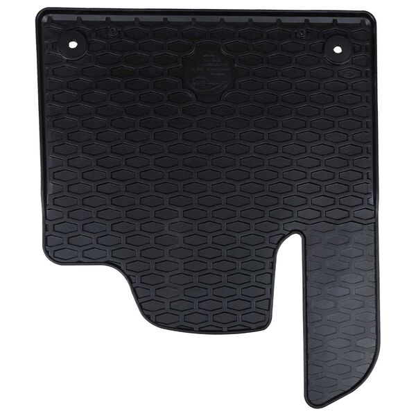 vidaXL Alfombrilla de Coche 4 pcs Negro Goma