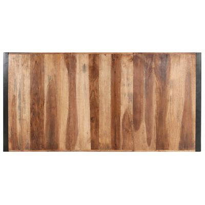 vidaXL Mesa de centro madera maciza acabado de sheesham 180x90x40 cm