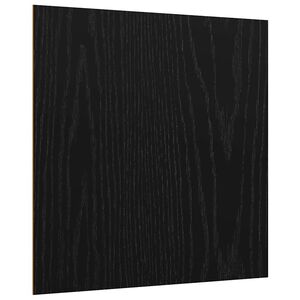 vidaXL Paneles Decorativos 12 uds. Roble Negro 30 x 30 x 0.27 cm