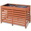 vidaXL Jardinera de madera 100x50x71 cm