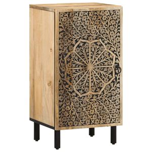 vidaXL Armario auxiliar madera maciza de mango 40x33x75 cm