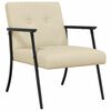 vidaXL sill&oacute;n Crema tela
