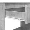 vidaXL Escritorio Gris Concreto 100 x 50 x 78 cm Madera contrachapada